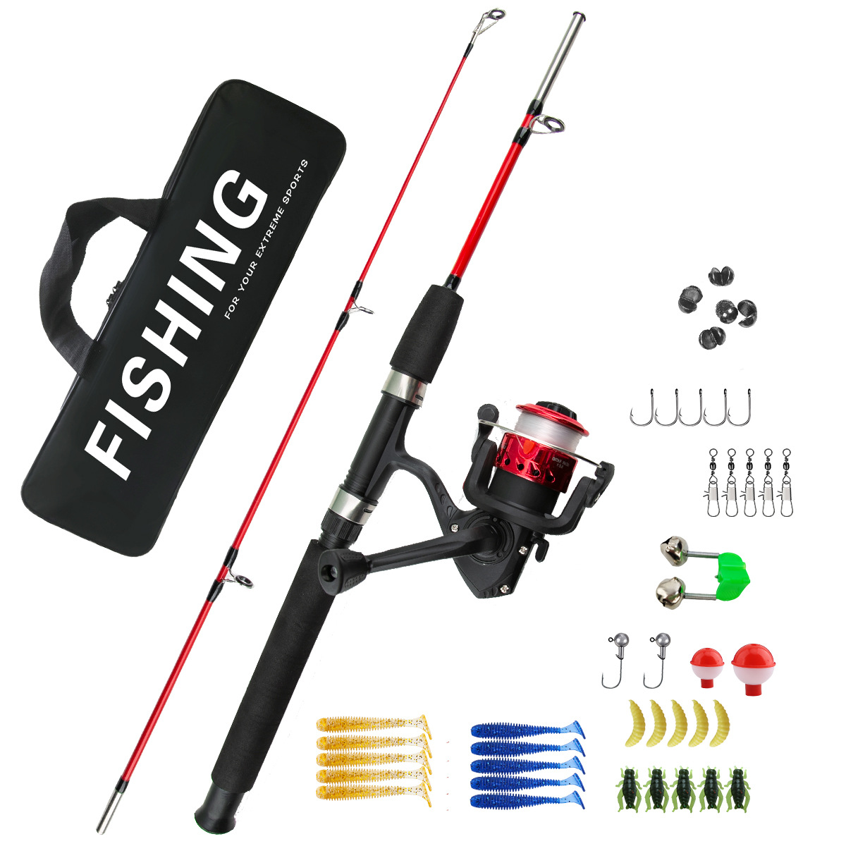 Ice Fishing Reel - Удочка для зимней рыбалки из 2-х