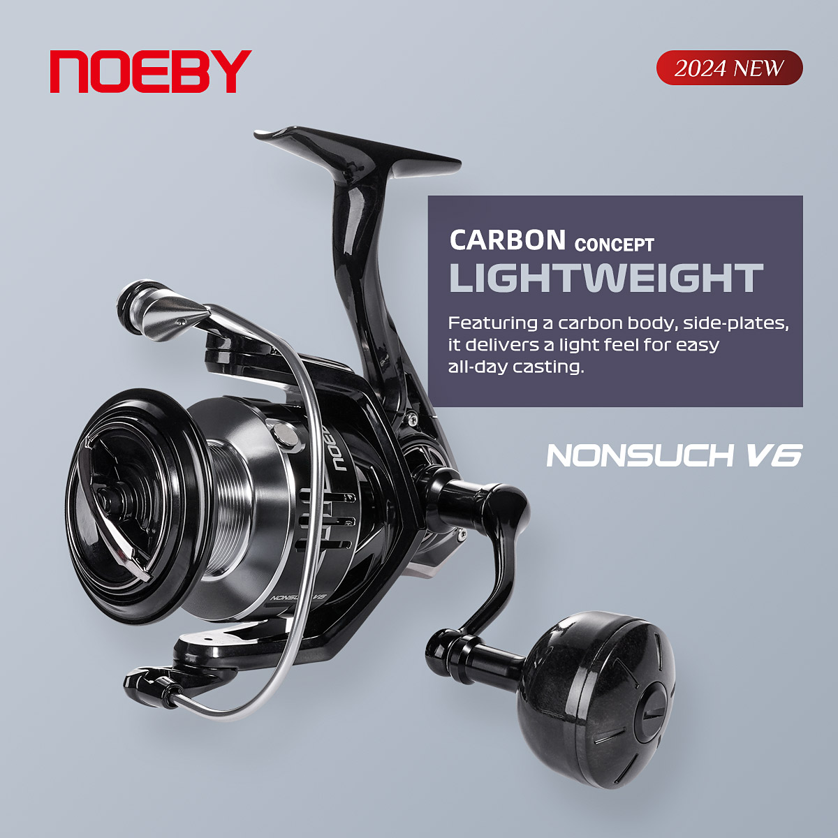 Surf Reel - Карбоновая спиннинговая рыболовная катушка Noeby, серия