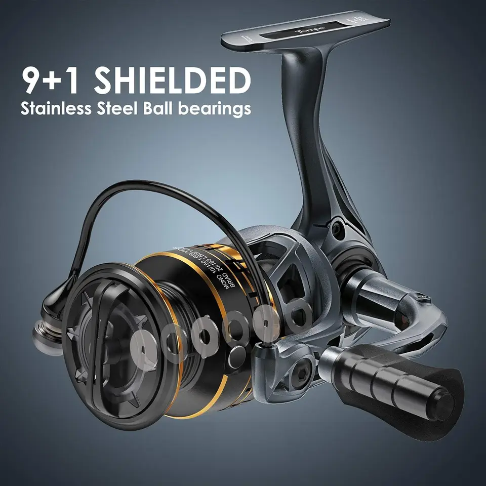 Spinning Reel - Спиннинговая катушка, 9+1 подшипников, невероятно плавная,